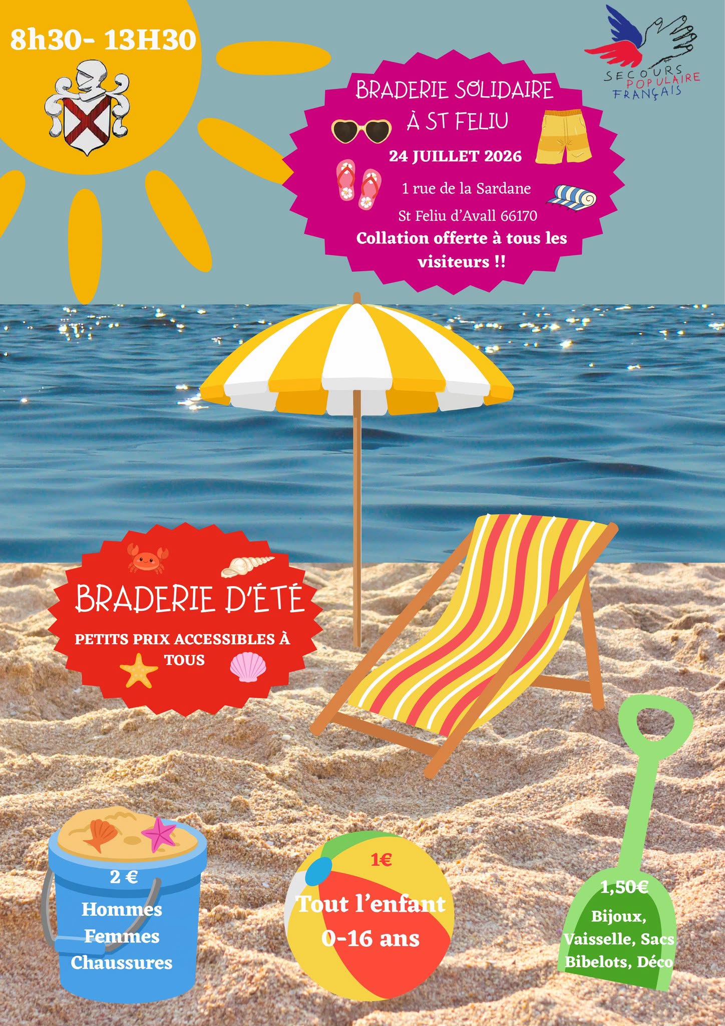 Braderie solidaire d’été