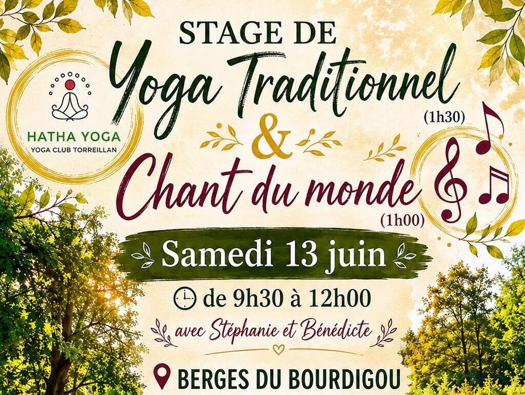 Stage de yoga traditionnel et chant du monde