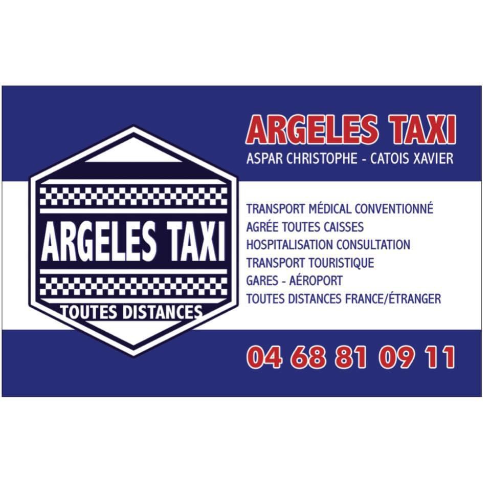 carte argeles taxi