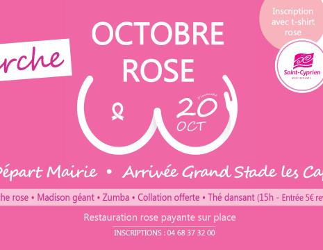 MARCHE POUR OCTOBRE ROSE Le 20 oct 2024