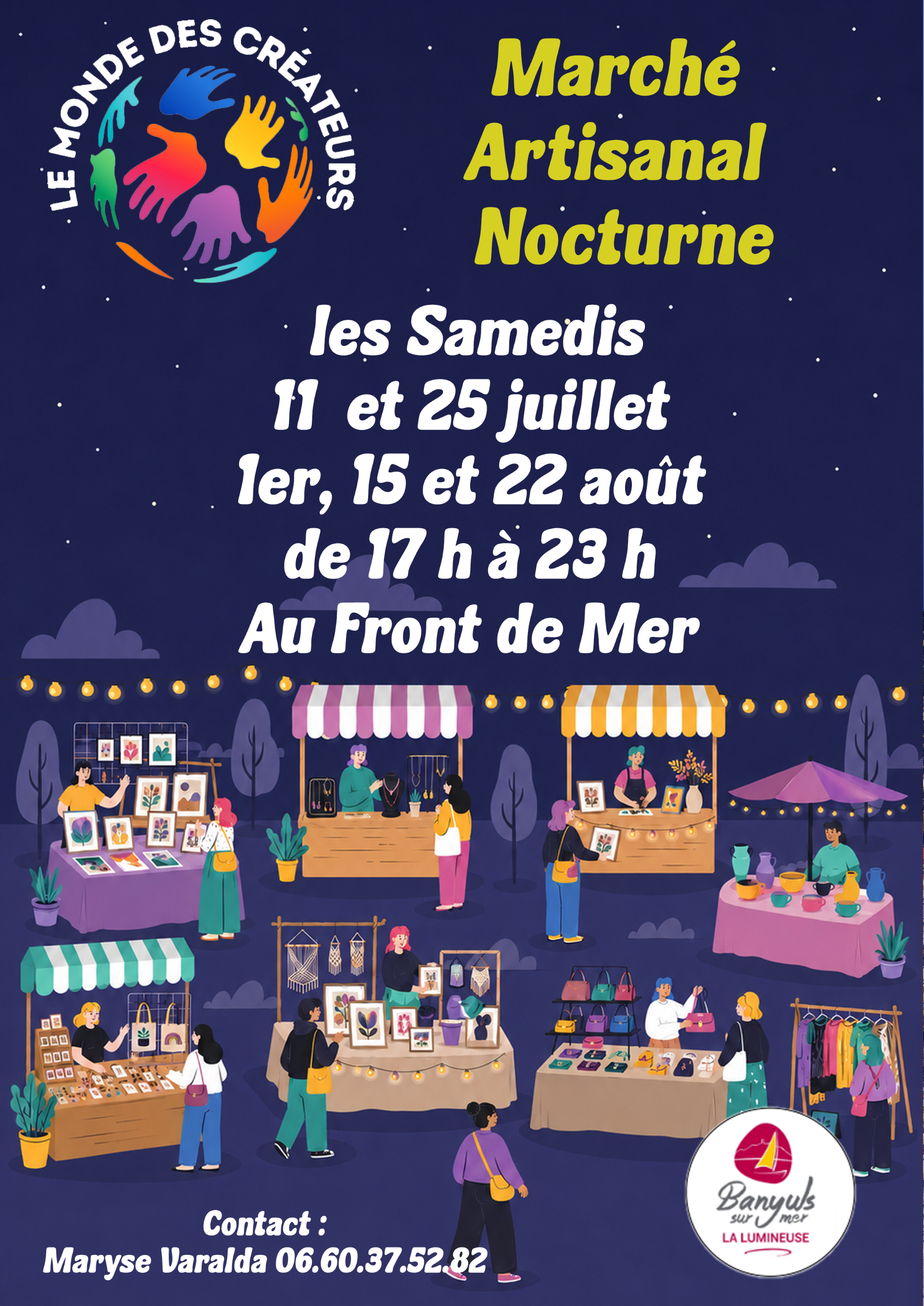 Marché artisanal nocturne