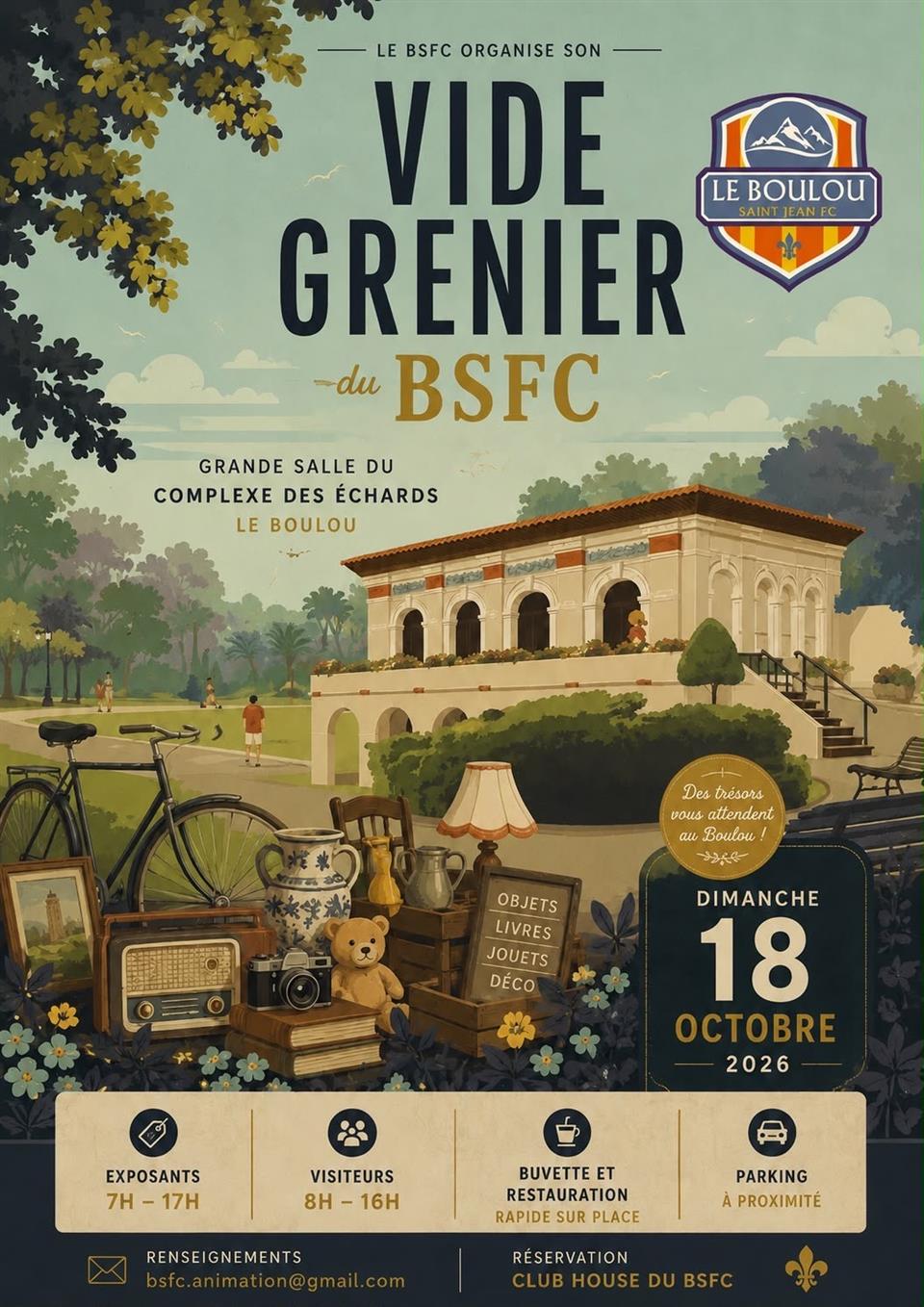 Vide-grenier du boulou saint-jean football club