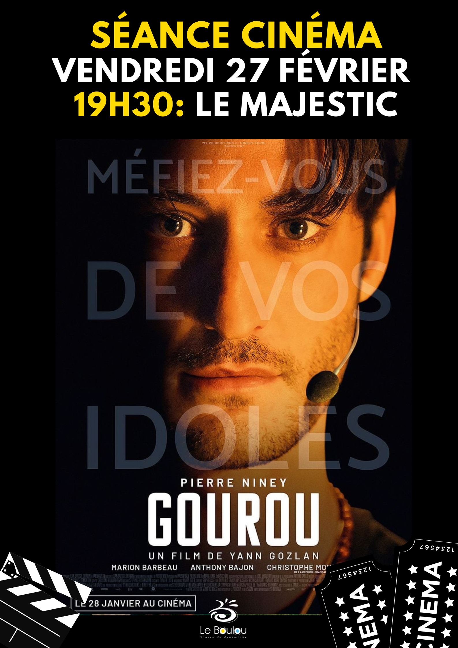 SÉANCE CINÉMA "GOUROU"