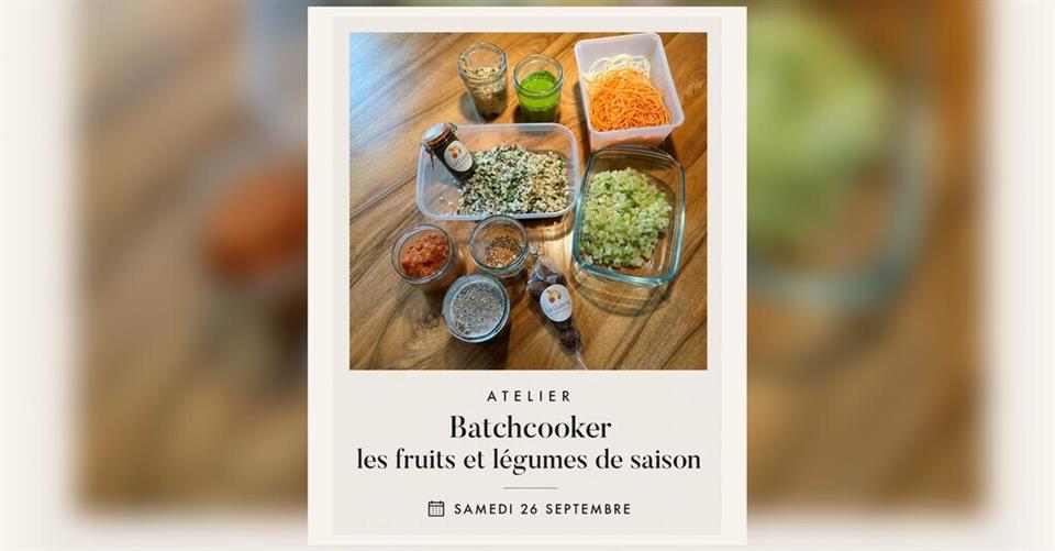 Atelier culinaire batchcooker