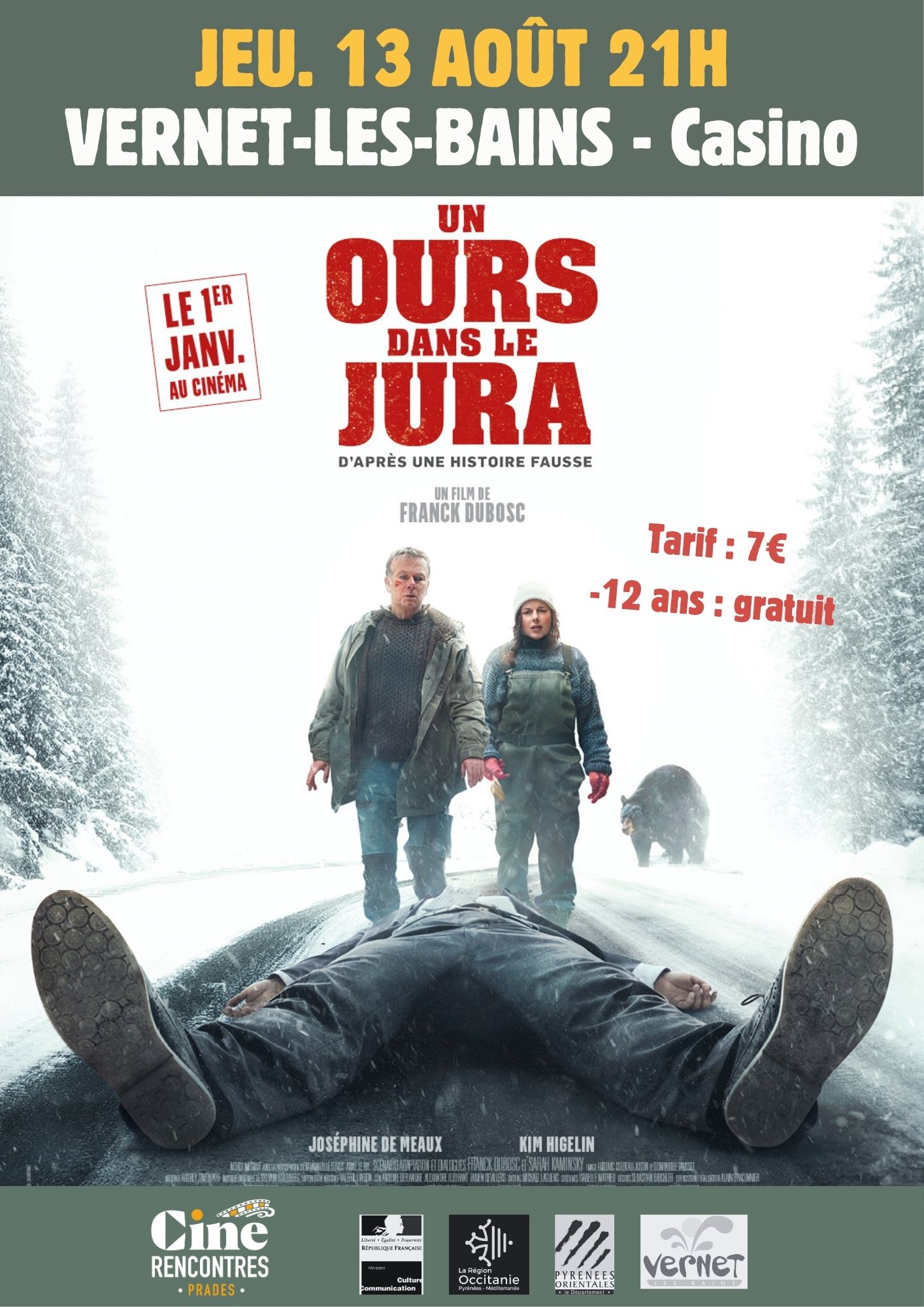 Cinéma : Un ours dans le jura