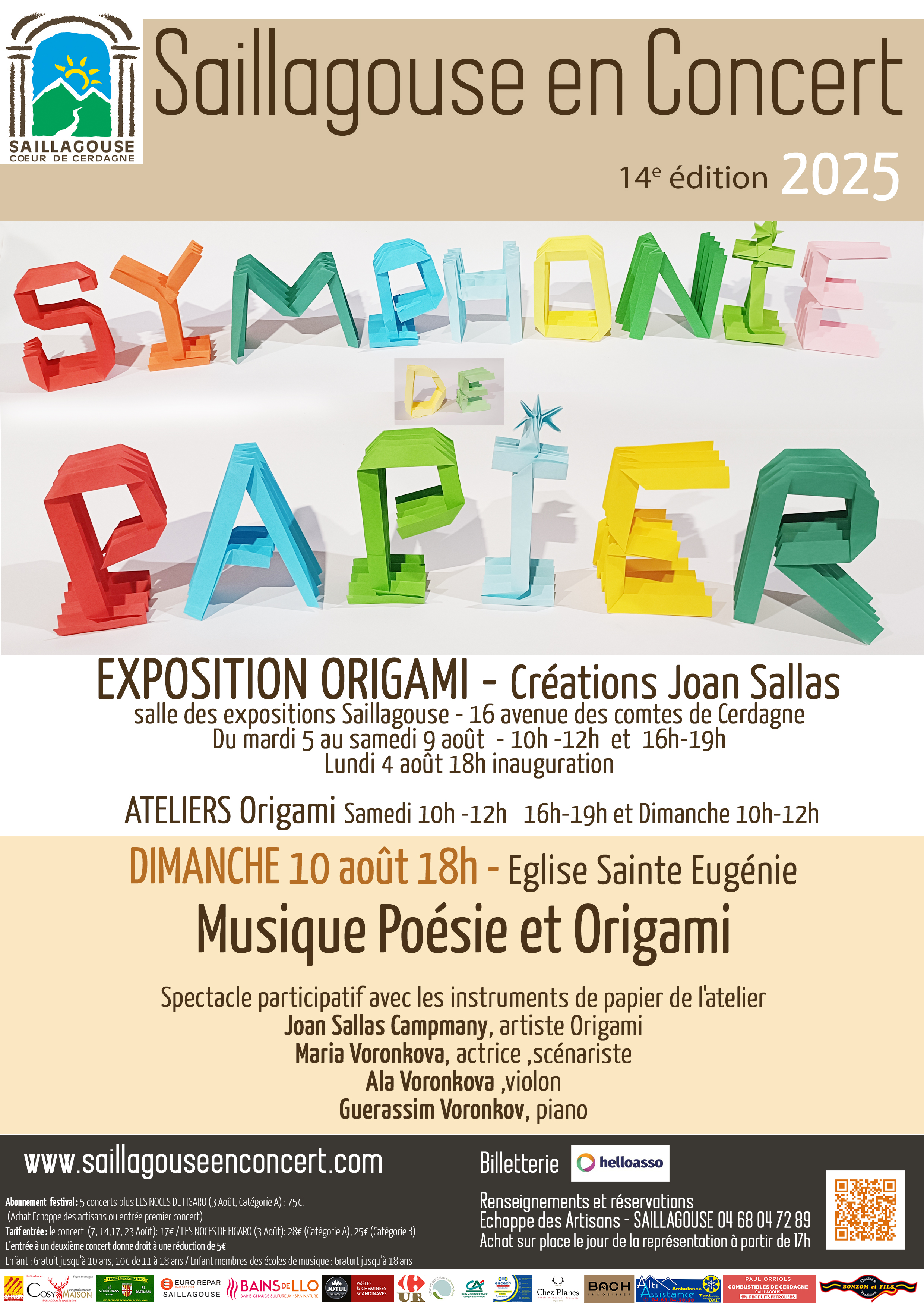 EXPOSITION ORIGAMI – SYMPHONIE DE PAPIER