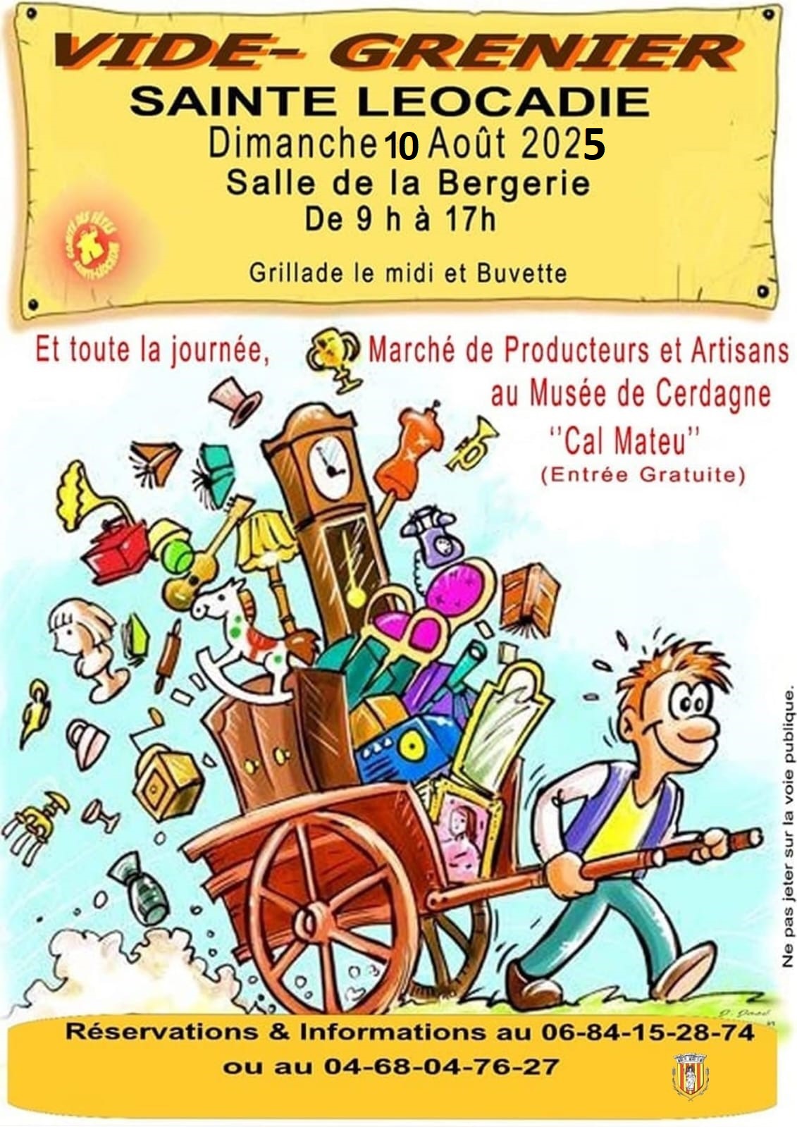 VIDE GRENIER – SAINTE-LÉOCADIE