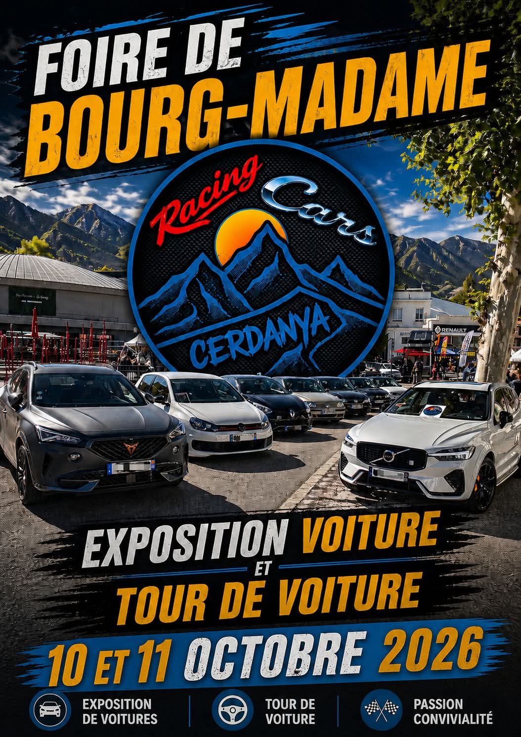 EXPOSITION VOITURE ET TOUR DE VOITURE – FOIRE D’AUTOMNE BOURG-MADAME