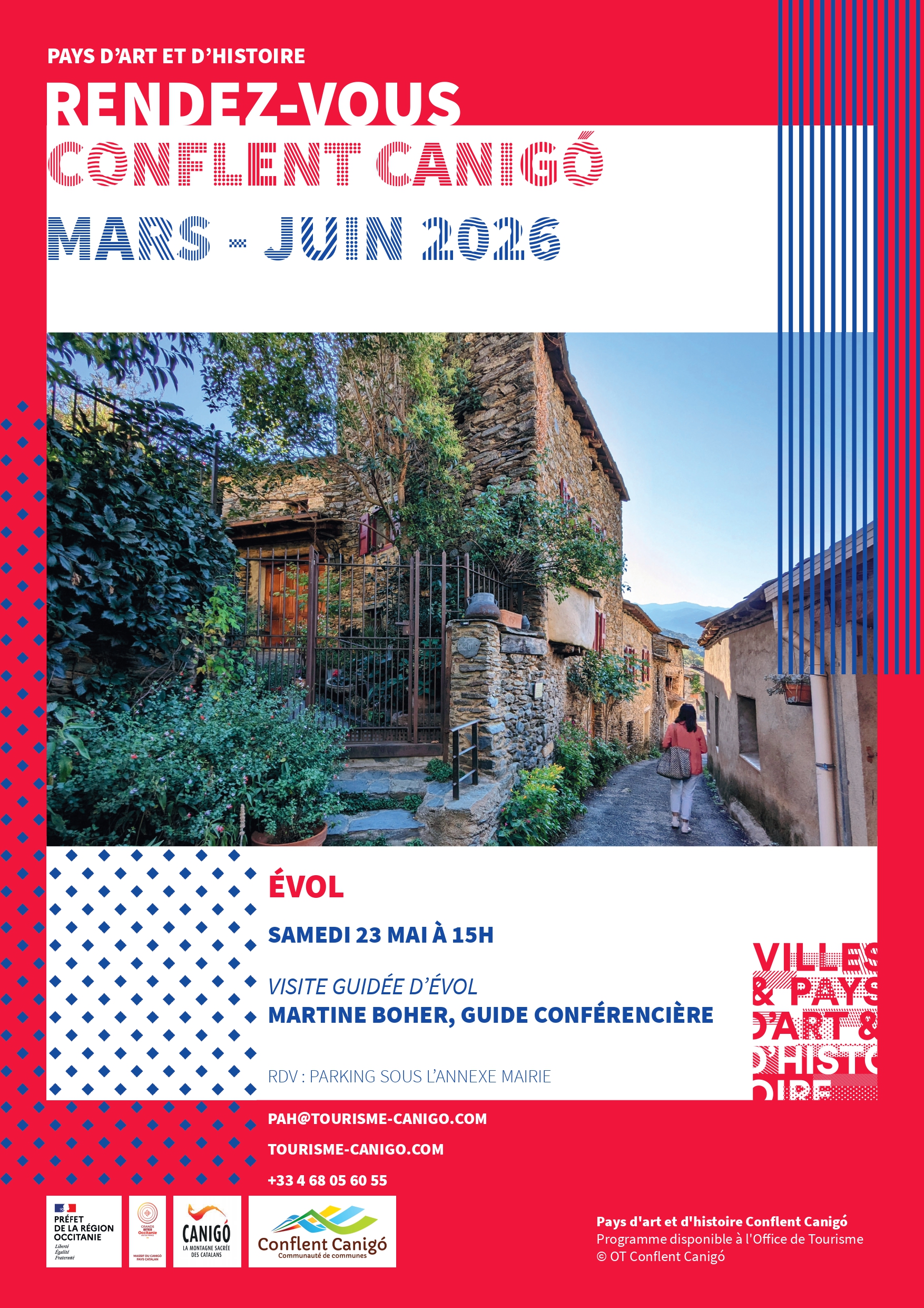 RENDEZ-VOUS PAYS D’ART ET D’HISTOIRE VISITE GUIDÉE – DÉCOUVERTE D’ÉVOL