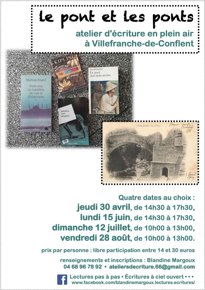 ATELIER D&rsquo;ÉCRITURE EN PLEIN AIR