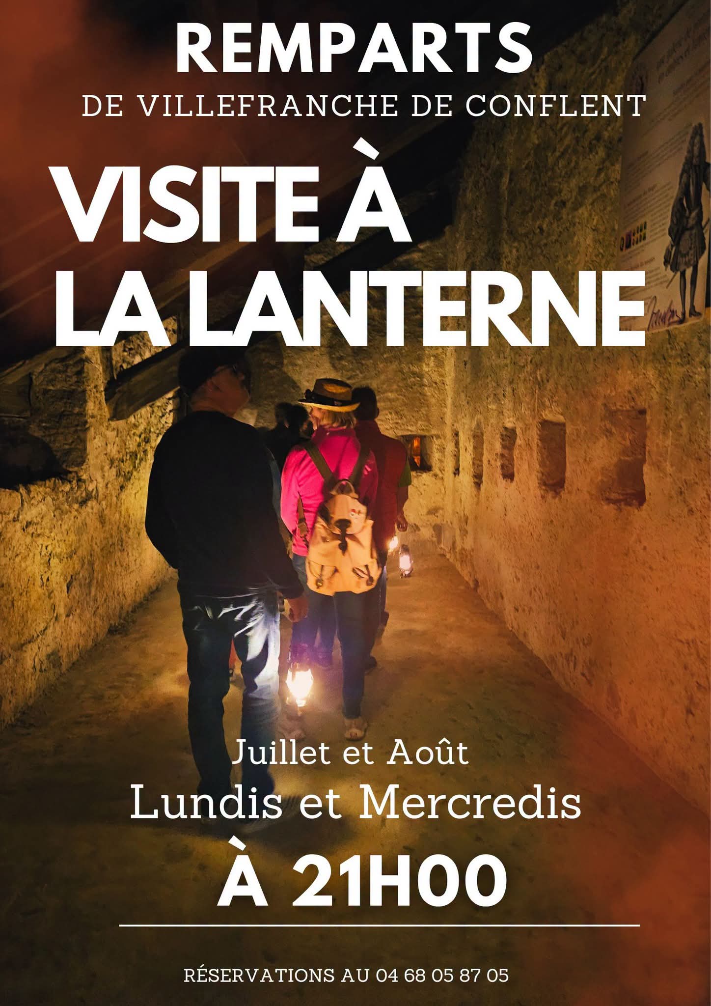 Visites des remparts à la lanterne