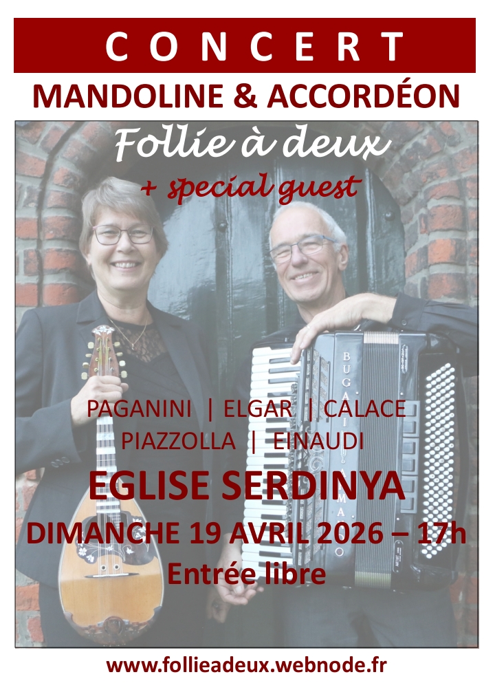 CONCERT MANDOLINE ET ACCORDÉON