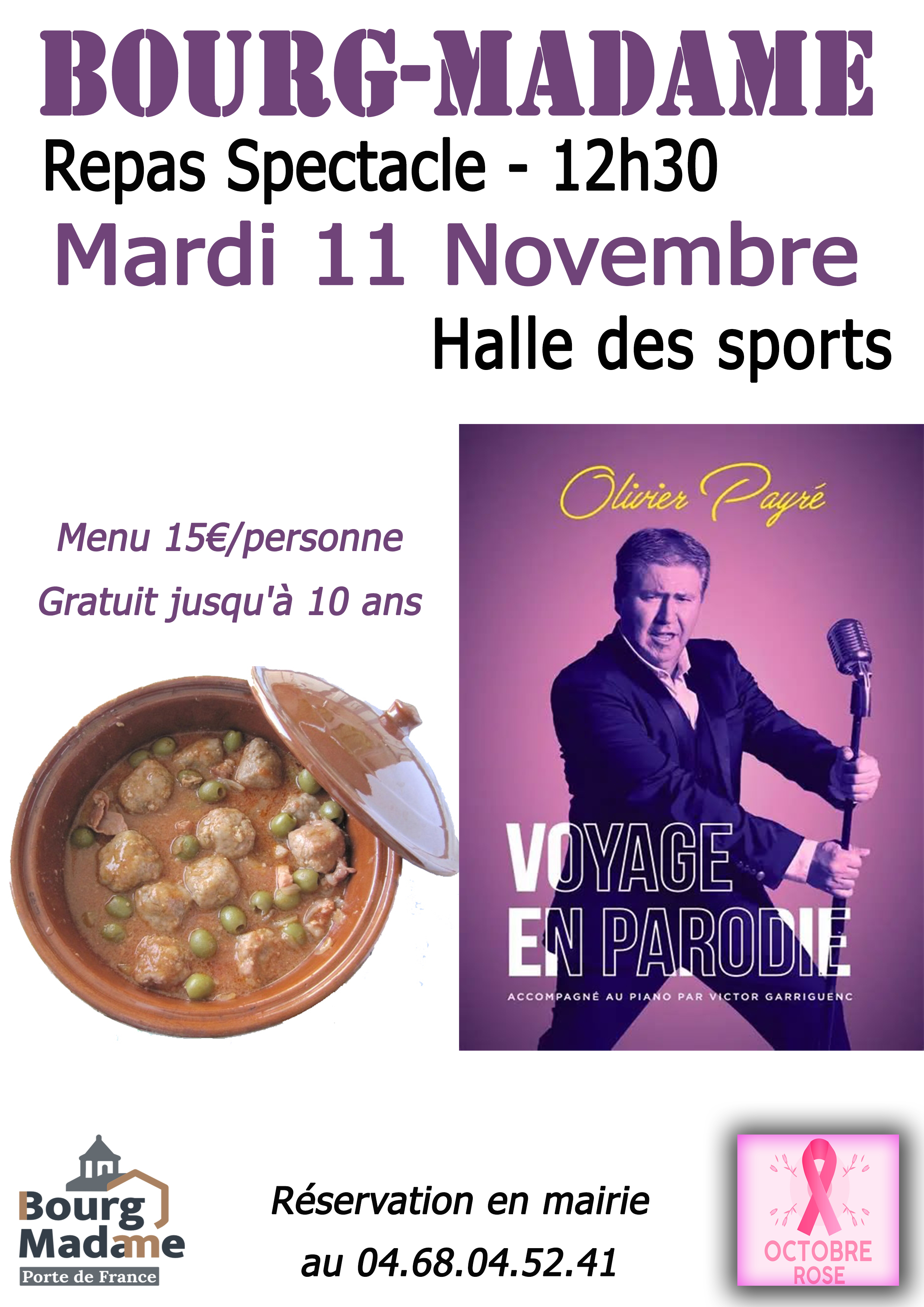 REPAS-SPECTACLE – BOURG MADAME