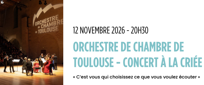 Un violon à la mer: Orchestre de chambre de toulouse - concert à la criée