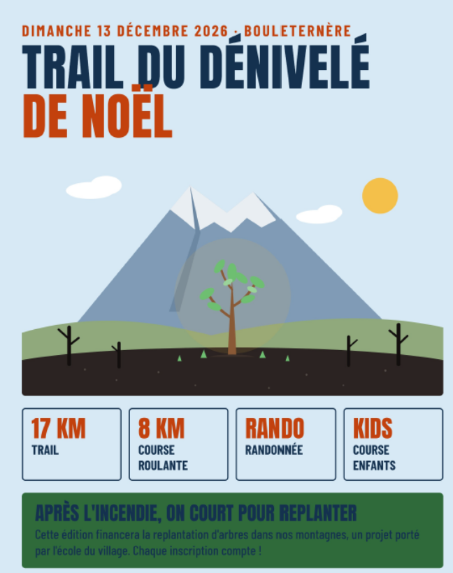 Trail du dénivelé de noël