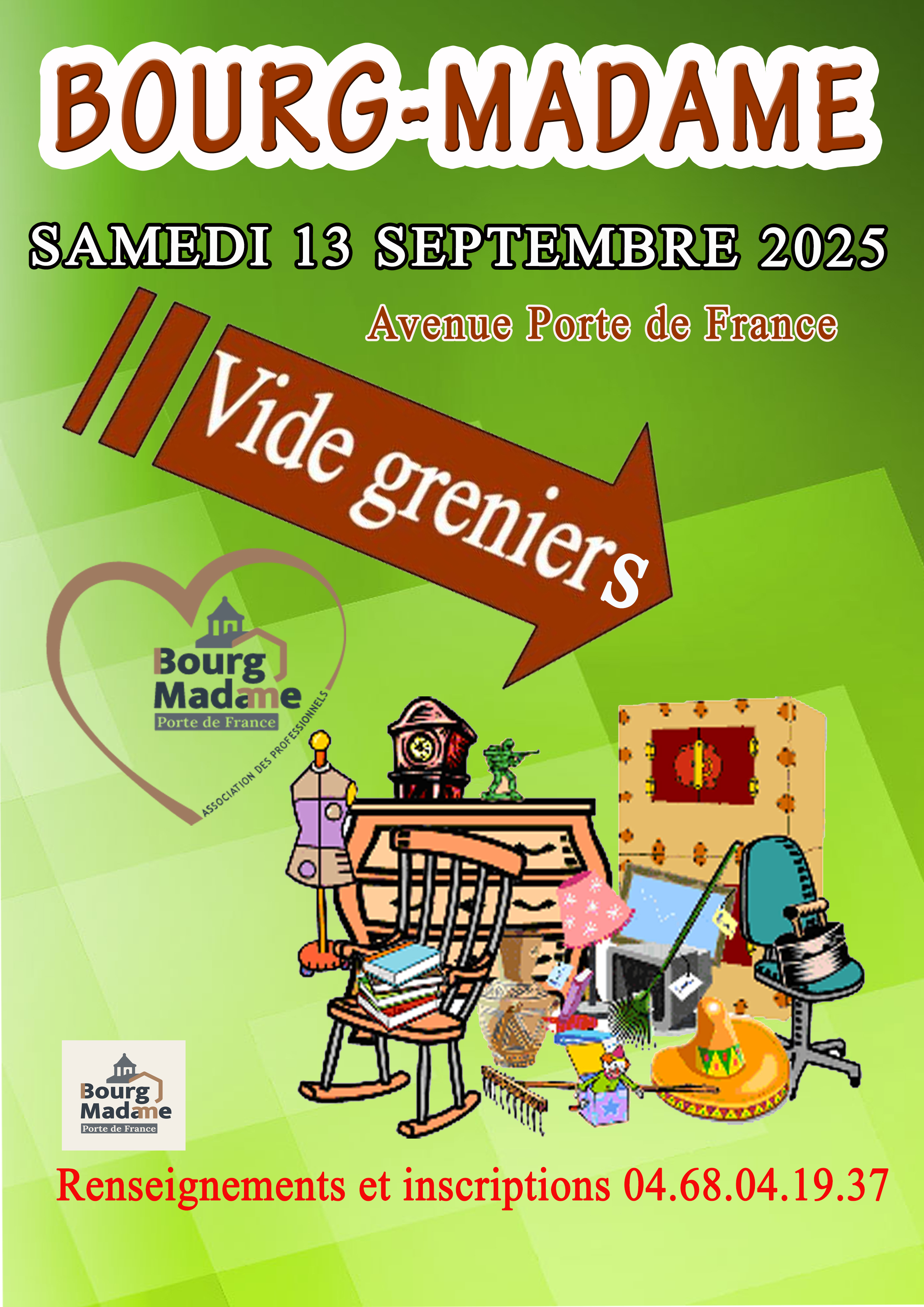 VIDE GRENIERS – BOURG MADAME