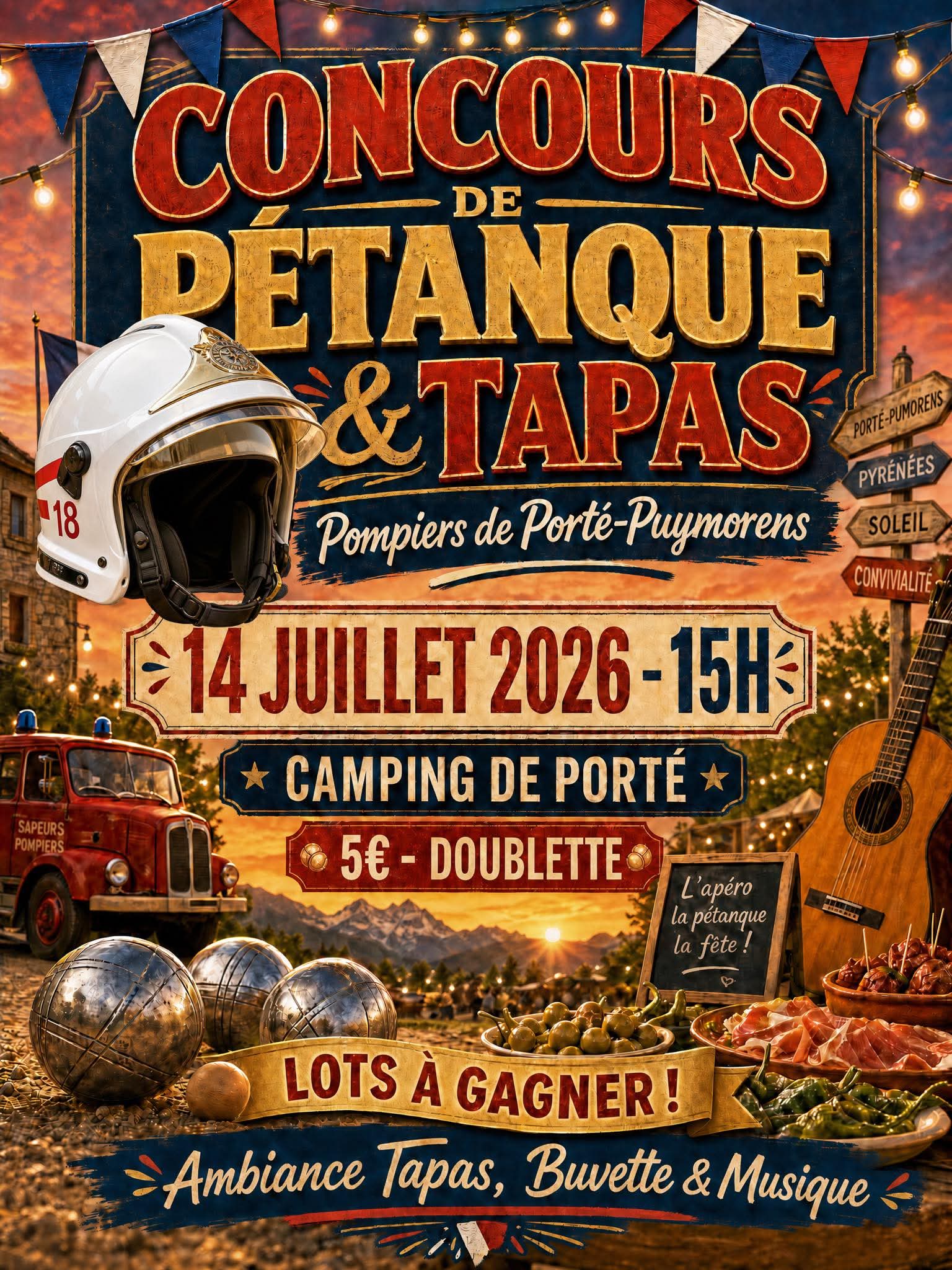 Concours de pétanque & tapas