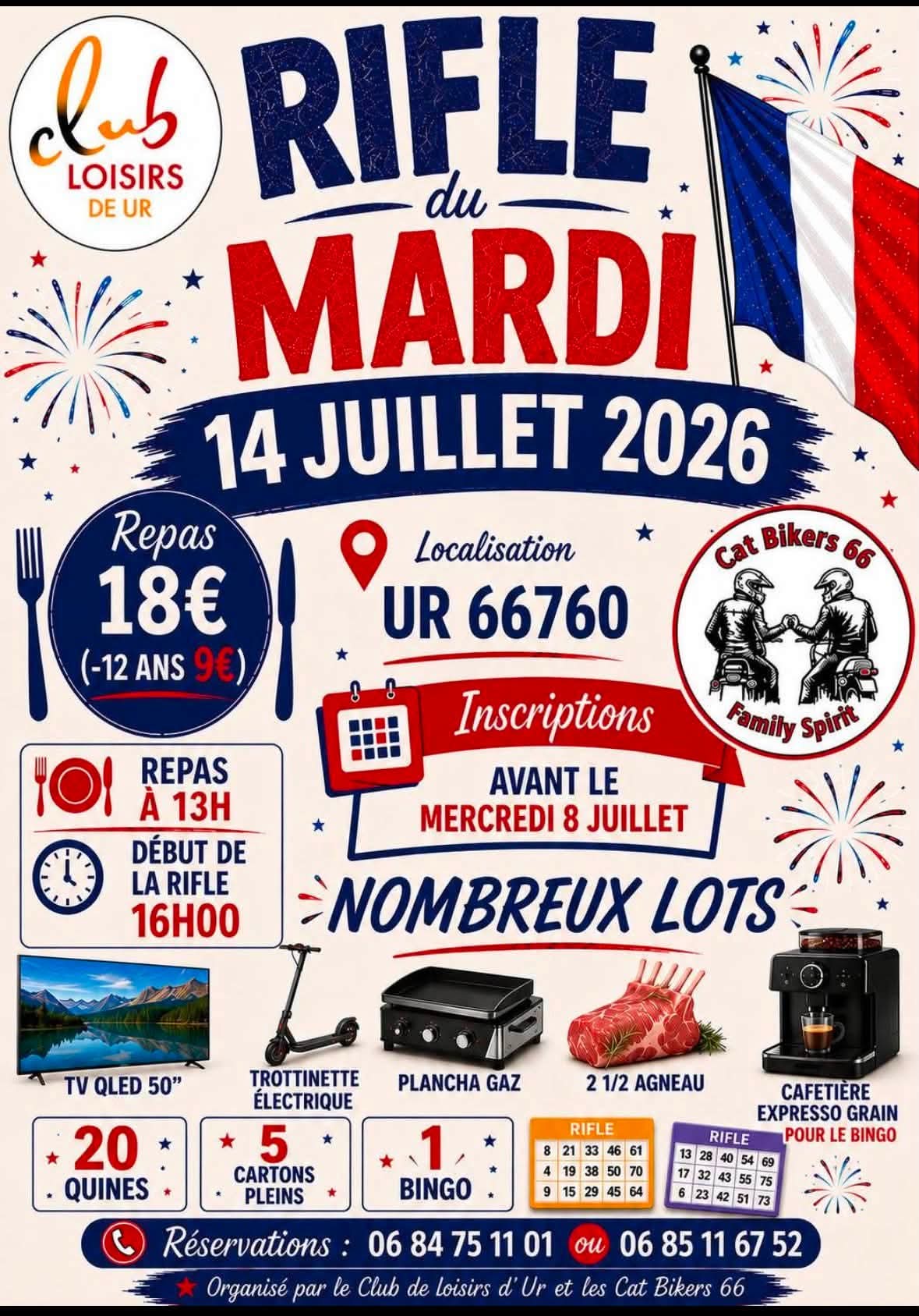 RIFLE DU MARDI 14 JUILLET – UR