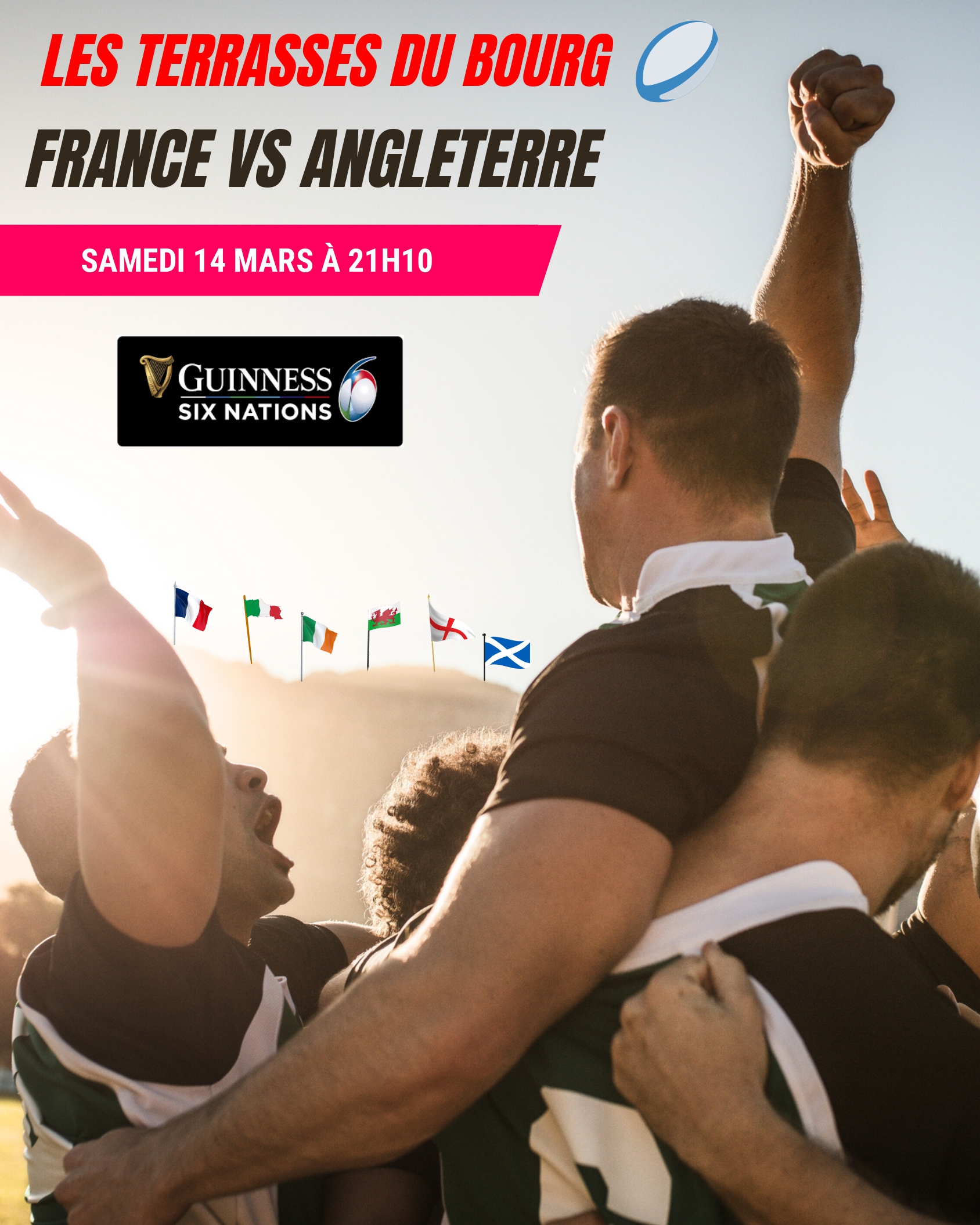 DIFFUSION MATCH RUGBY TOURNOI DES 6 NATIONS – FRANCE VS ANGLETERRE