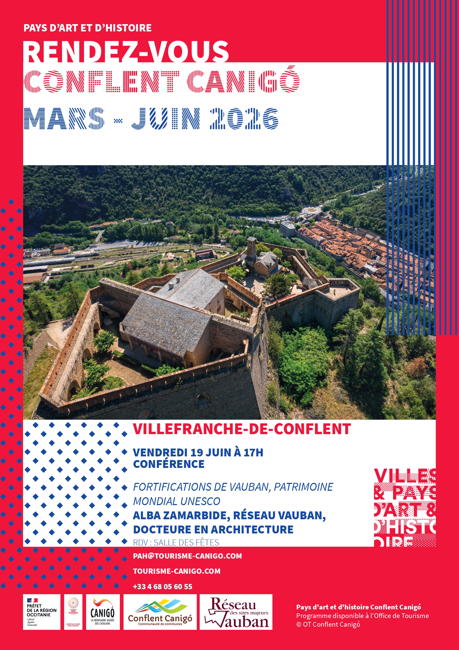 RENDEZ-VOUS PAYS D’ART ET D’HISTOIRE CONFÉRENCE – FORTIFICATIONS DE VAUBAN, PATRIMOINE MONDIAL DE L’UNESCO