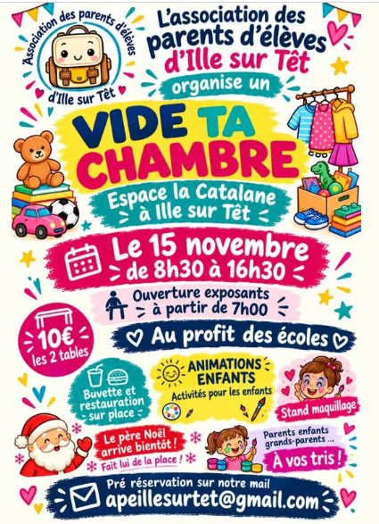 Vide ta chambre!