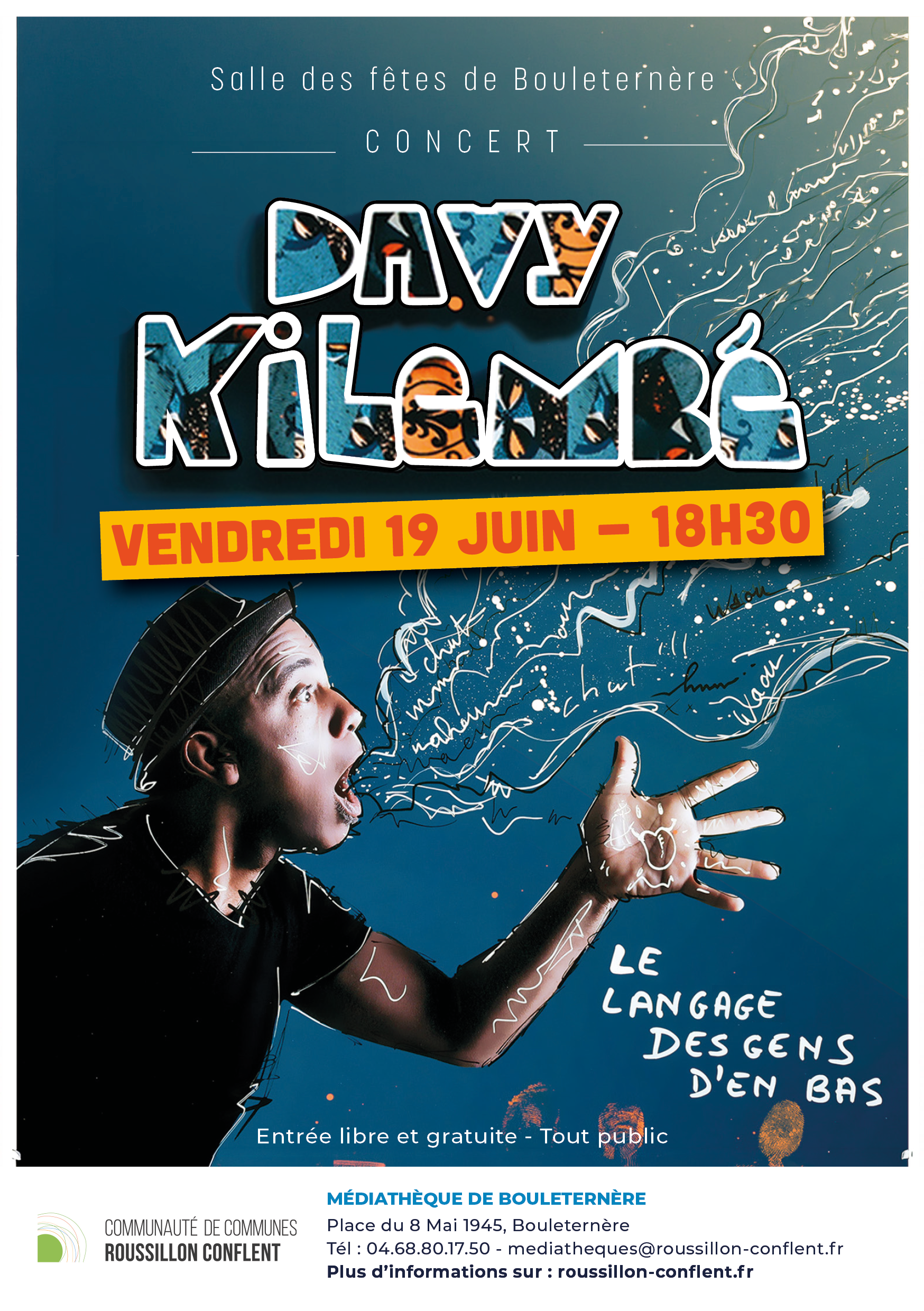 Concert davy kilembé