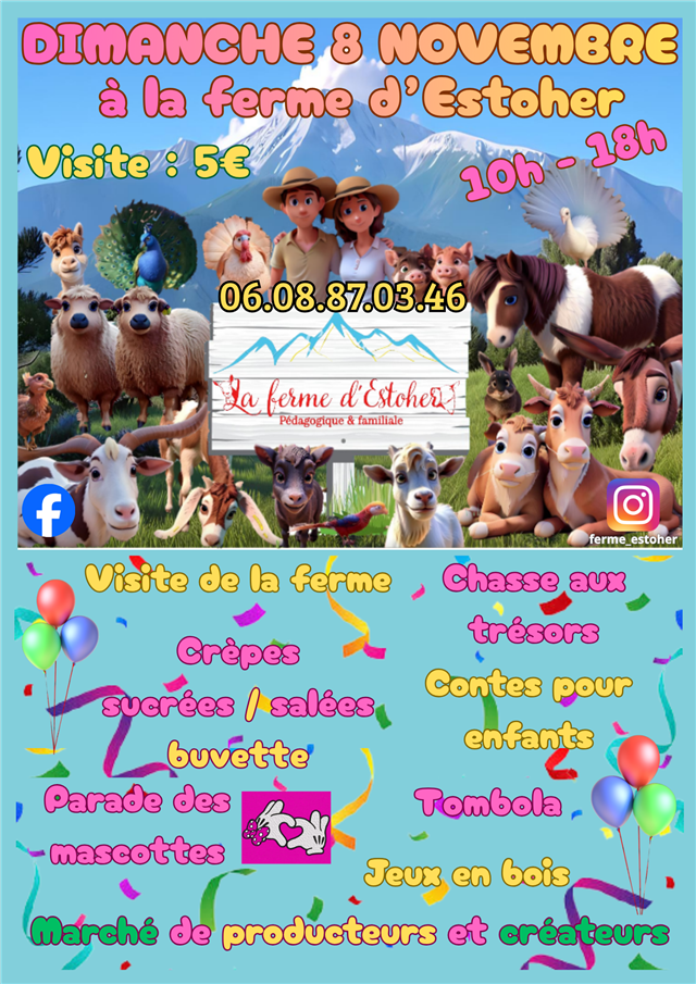 Anniversaire de la ferme d’Estoher