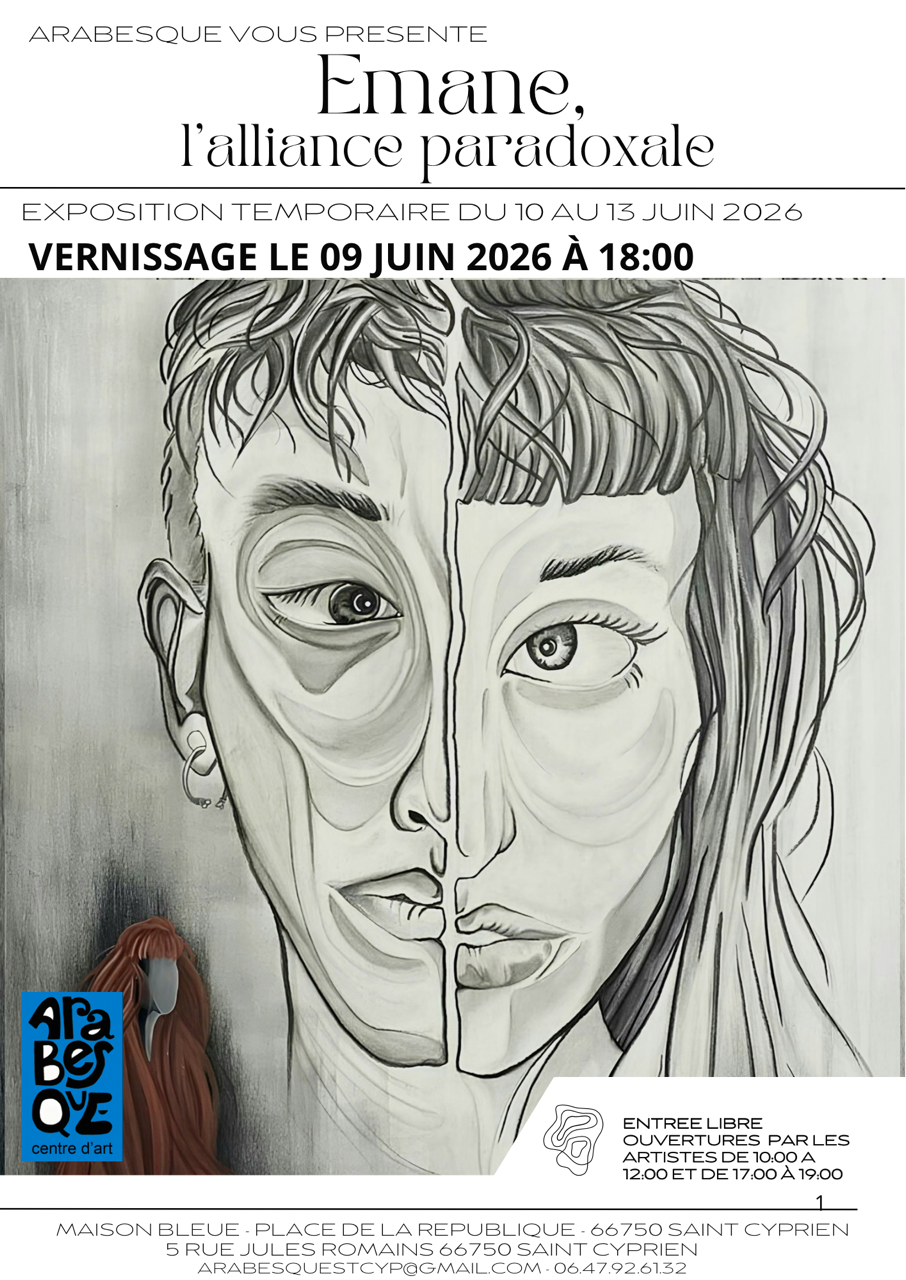 EXPOSITION “L’ALLIANCE PARADOXALE” EMANE –– CHEZ ARABESQUE