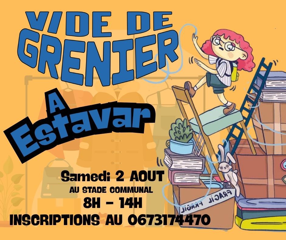 VIDE GRENIER – ESTAVAR