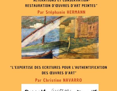 CONFÉRENCE "ALTÉRATIONS, CONSERVATION, RESTAURATION... Le 19 oct 2024