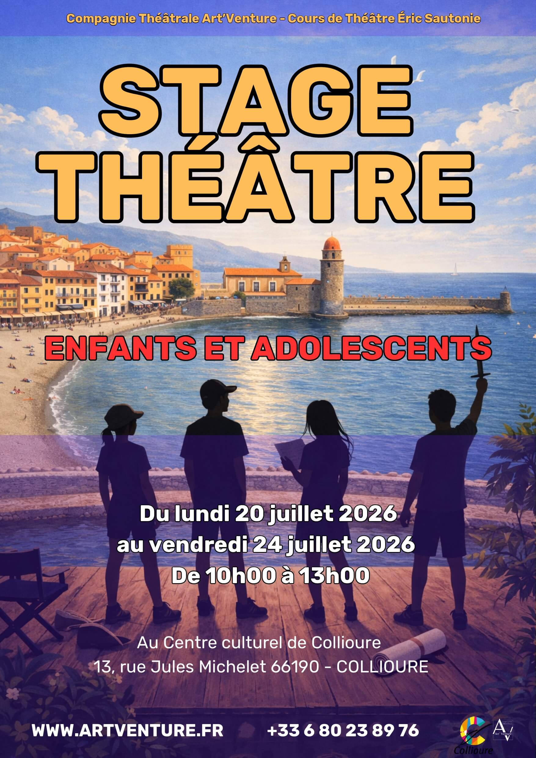 Stage théâtre enfants/adolescents