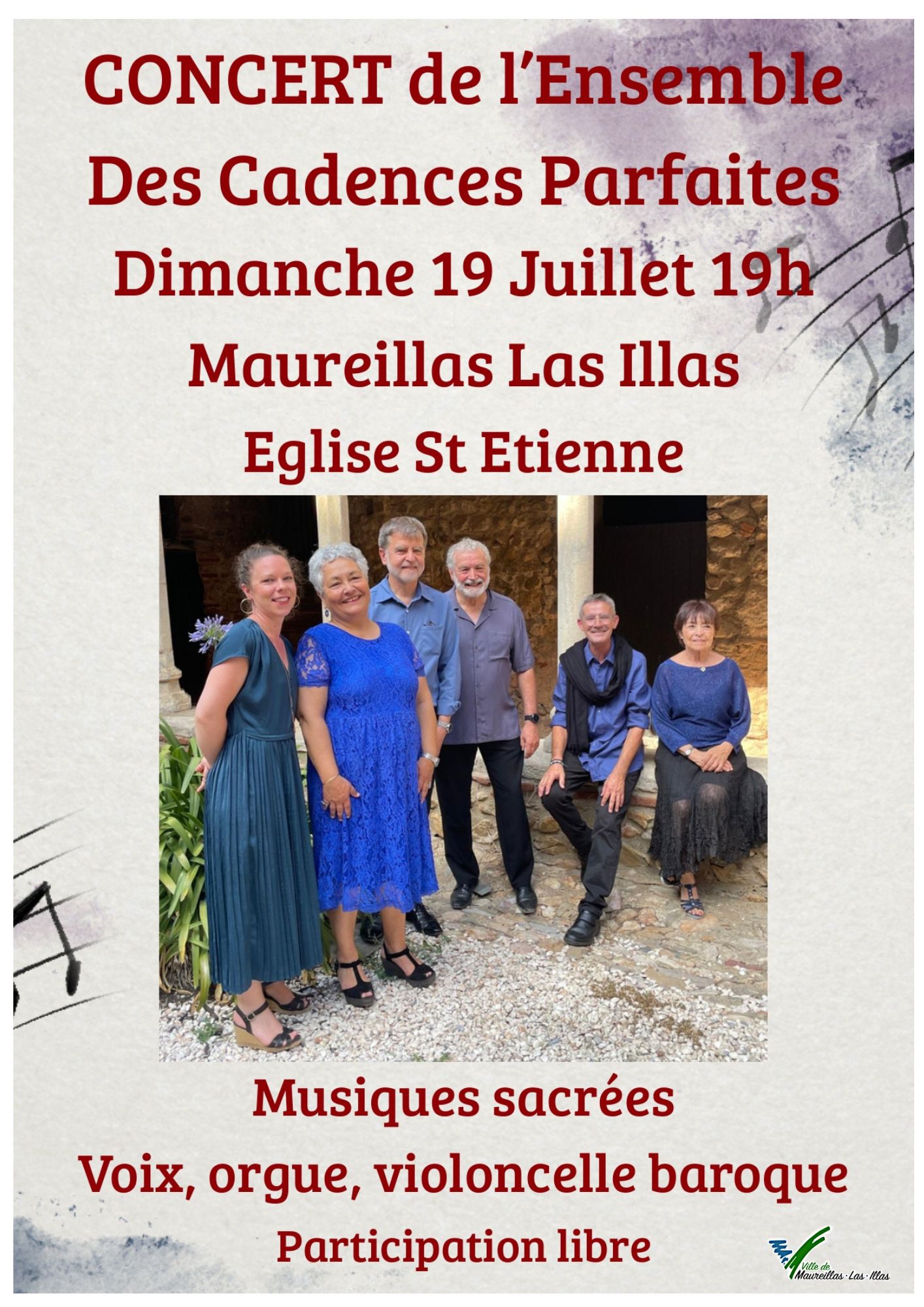 Concert l’ensemble des cadences parfaites