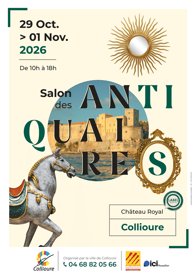 Salon des antiquaires au château royal