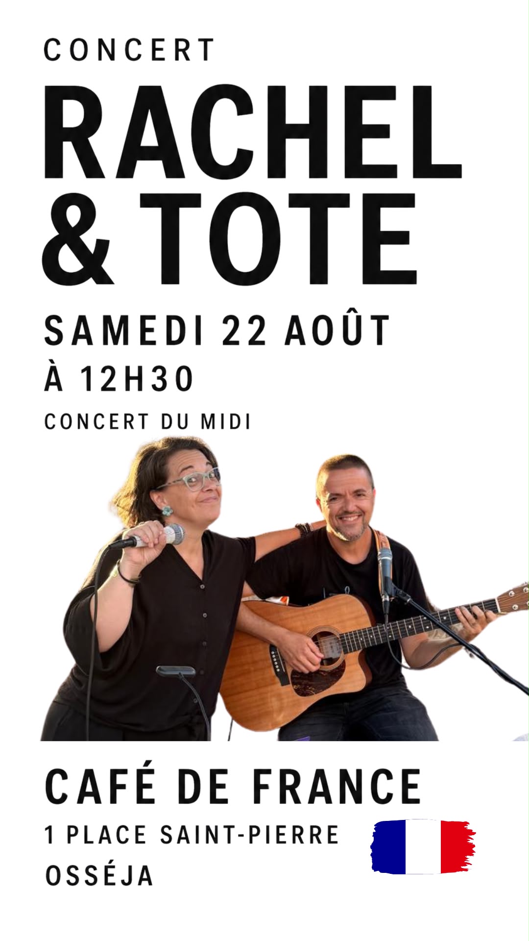 CONCERT RACHEL & TOTE – OSSÉJA