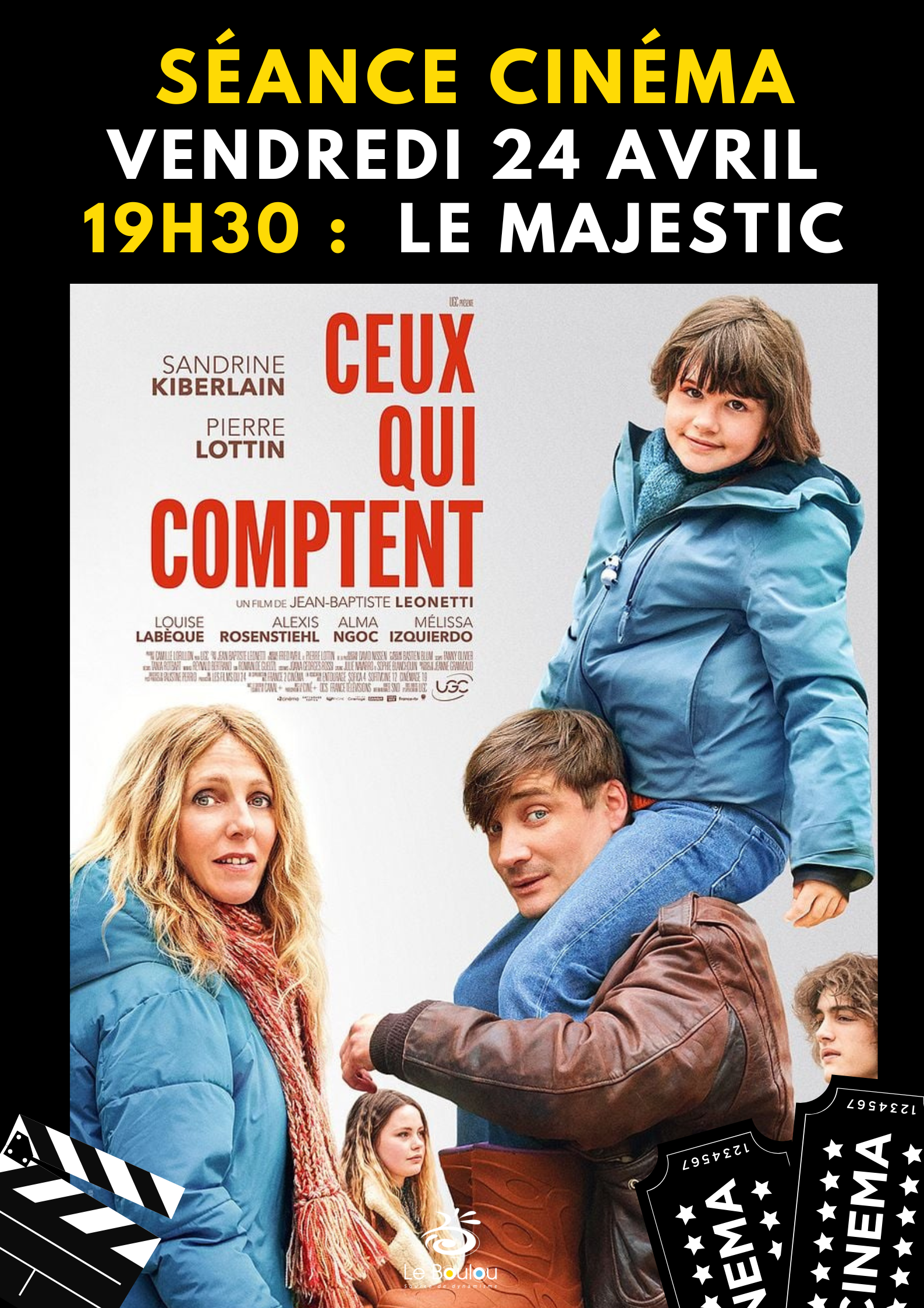 SÉANCE CINÉMA "CEUX QUI COMPTENT"