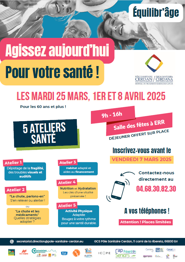 ÉQUILIBR’ ÂGE – 5 ATELIERS SANTÉ