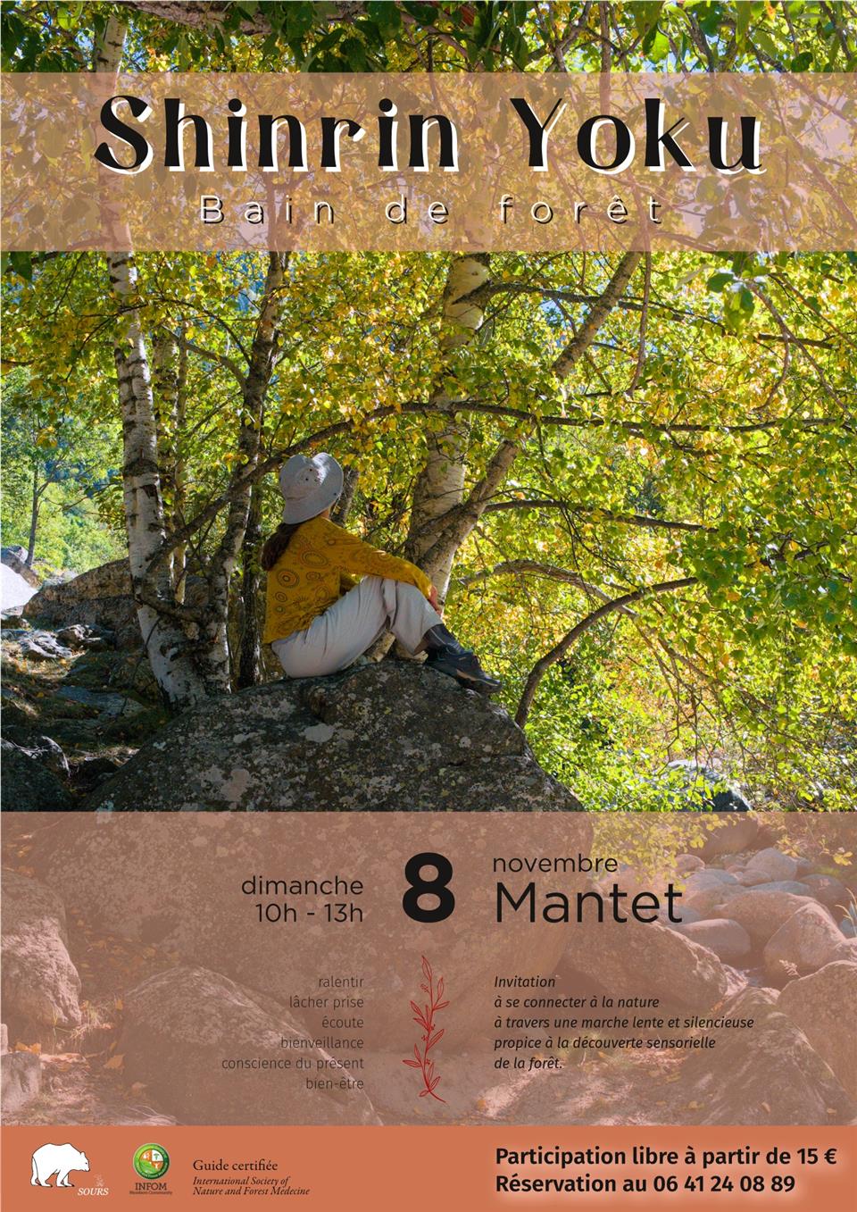 Shinrin yoku: Bain de forêt à Mantet