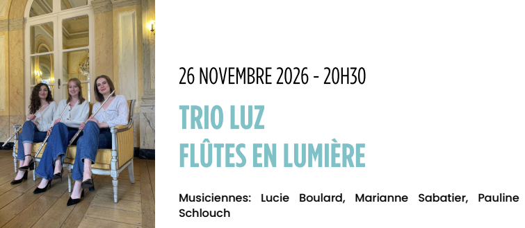 Un violon à la mer: Trio luz -flûtes en lumière