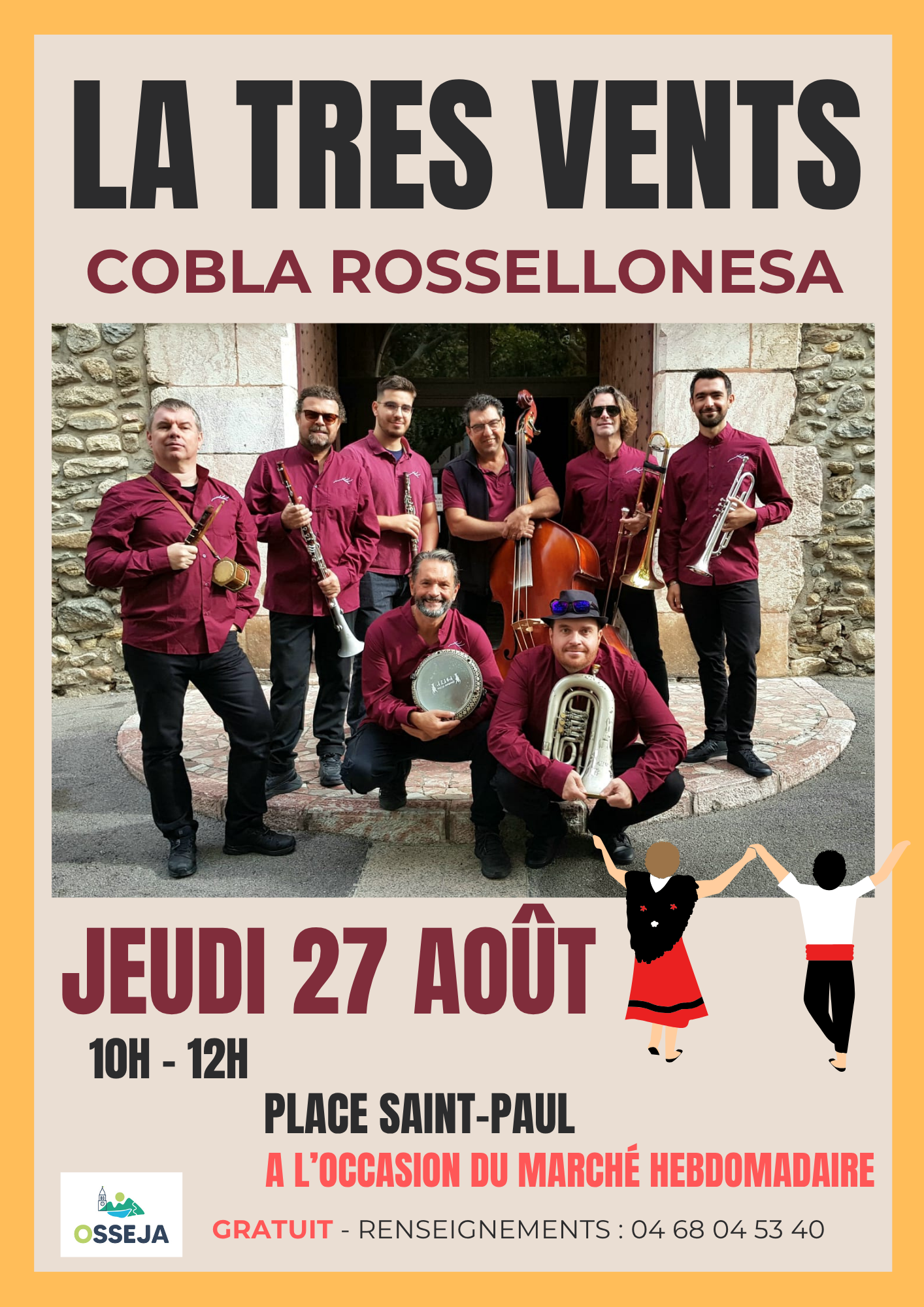 COBLAROSSELLONESA – LA TRES VENTS – OSSÉJA