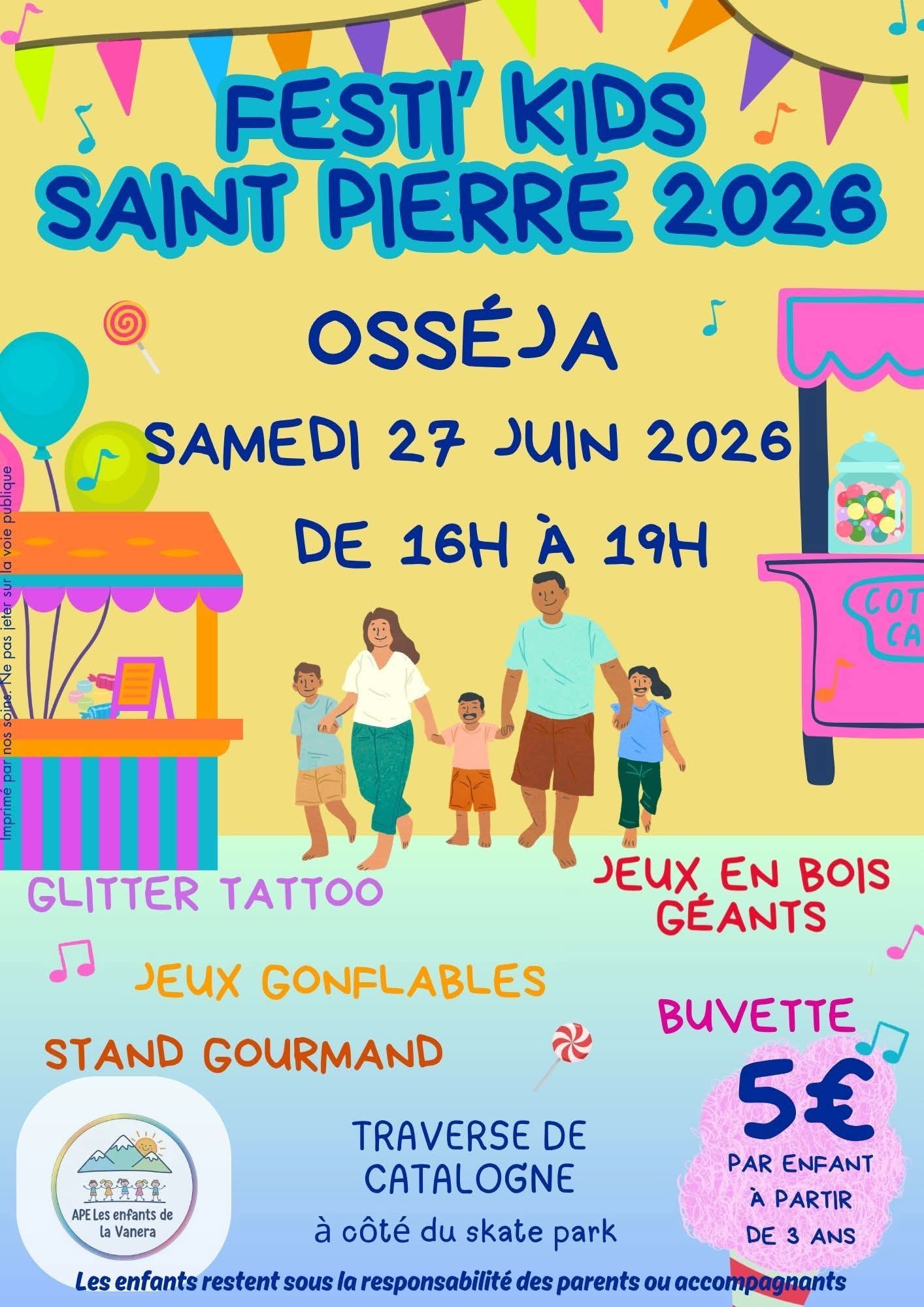 FESTI&rsquo;KIDS SAINT PIERRE 2026 – OSSÉJA