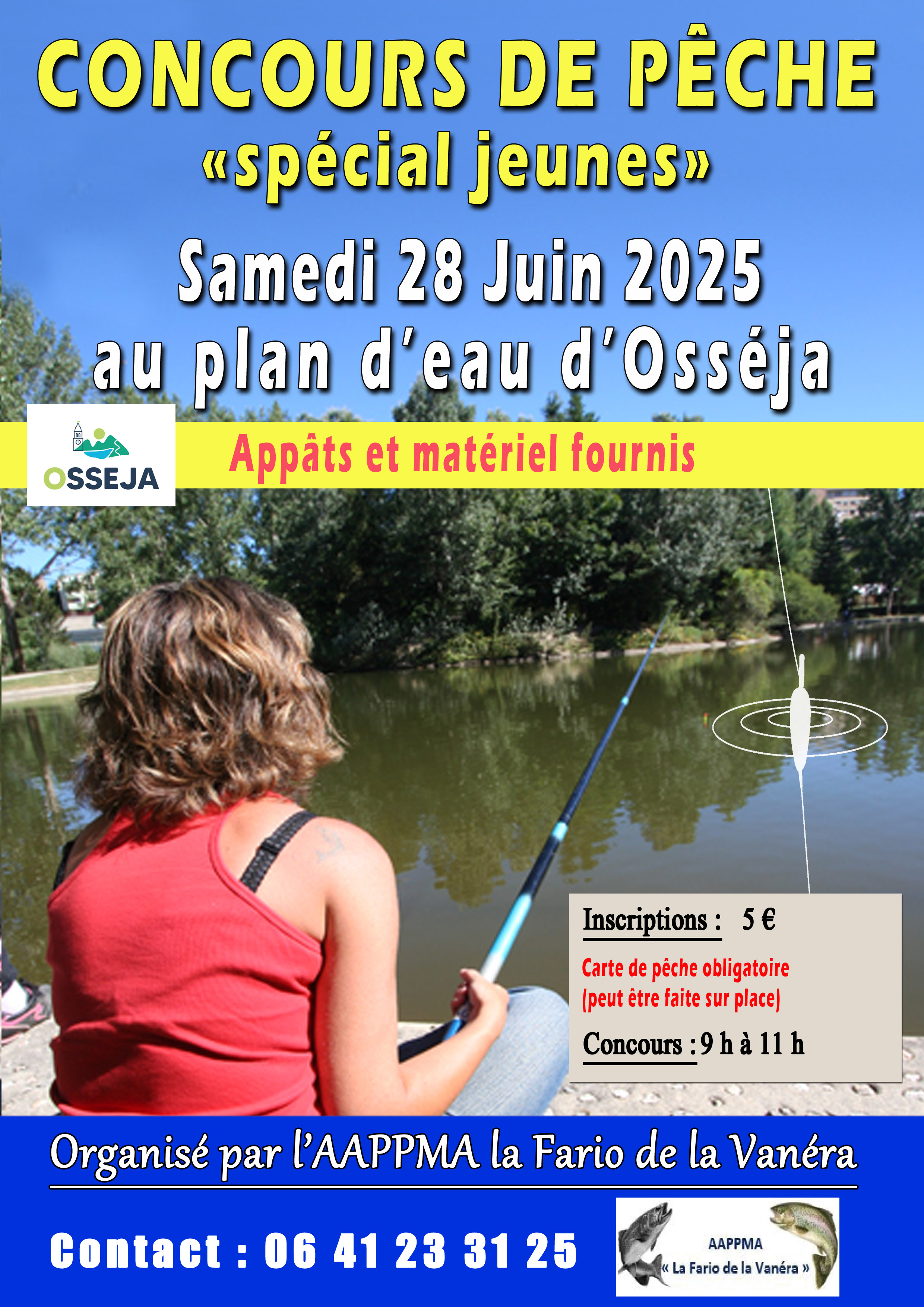CONCOURS DE PÊCHE « SPÉCIAL JEUNES »- OSSÉJA