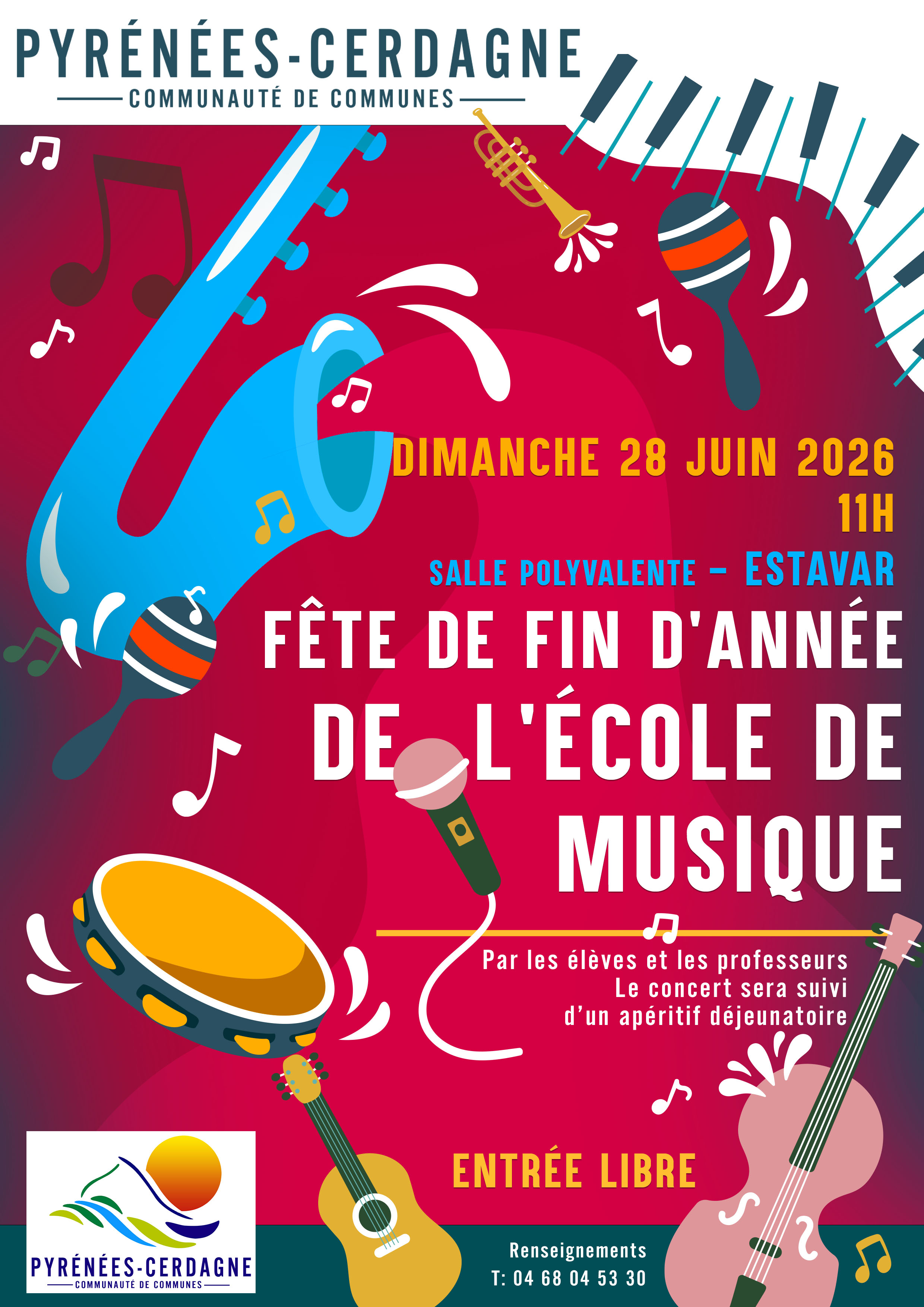 Fête de fin d’année de l’école de musique