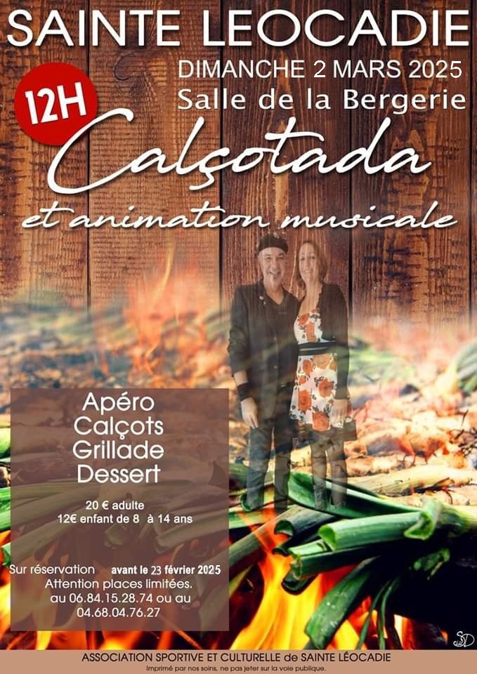 CALÇOTADA ET ANIMATION MUSICALE