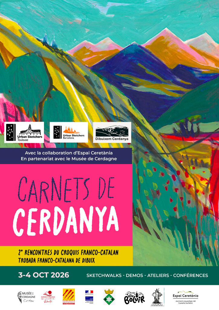 CARNETS DE CERDANYA – 2NDES RENCONTRES  DU CROQUIS FRANCO-CATALANES