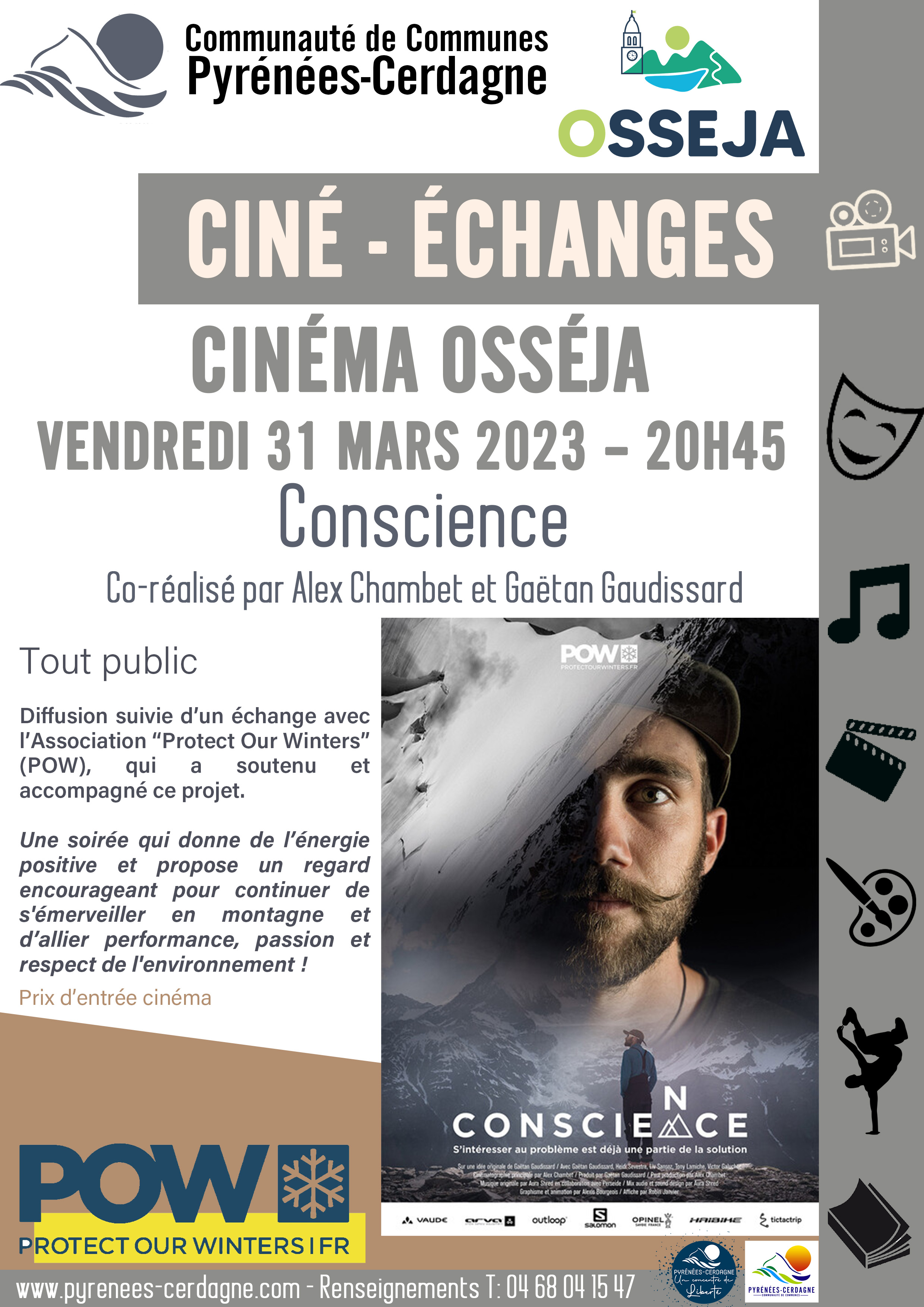 Ciné-échanges-Cinéma Osseja/CDC