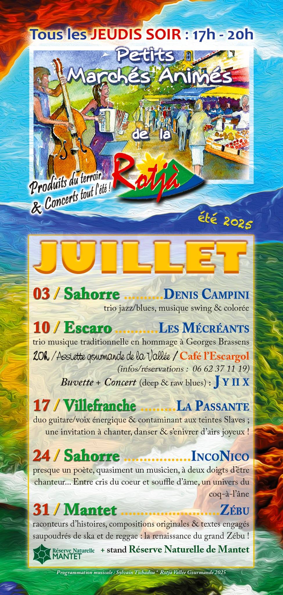 PETITS MARCHÉS ANIMÉS DE LA ROTJA
