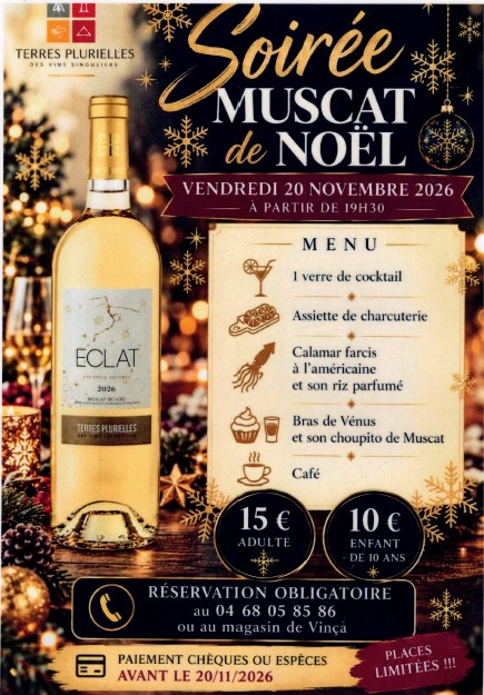 Soirée muscat de noël
