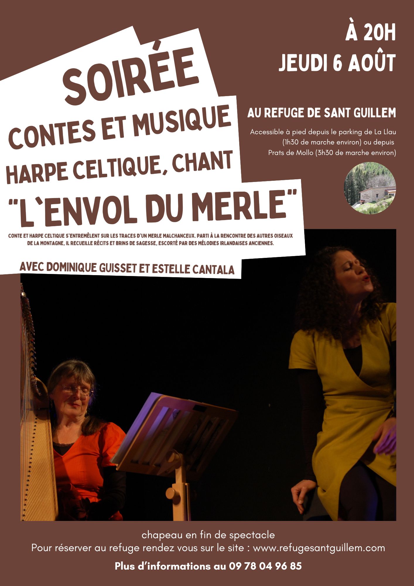 Soirée conte et musique "l’envol du merle"