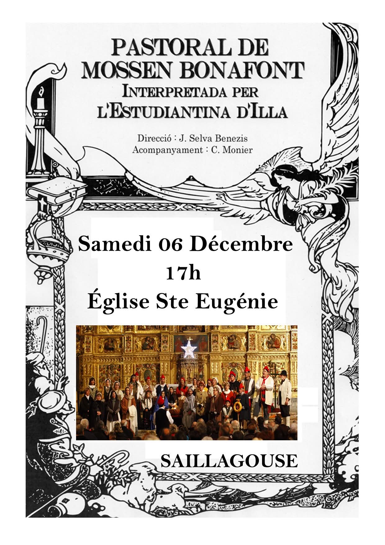 CONCERT PASTORAL DE MOSSEN BONAFONT – EGLISE DE SAILLAGOUSE