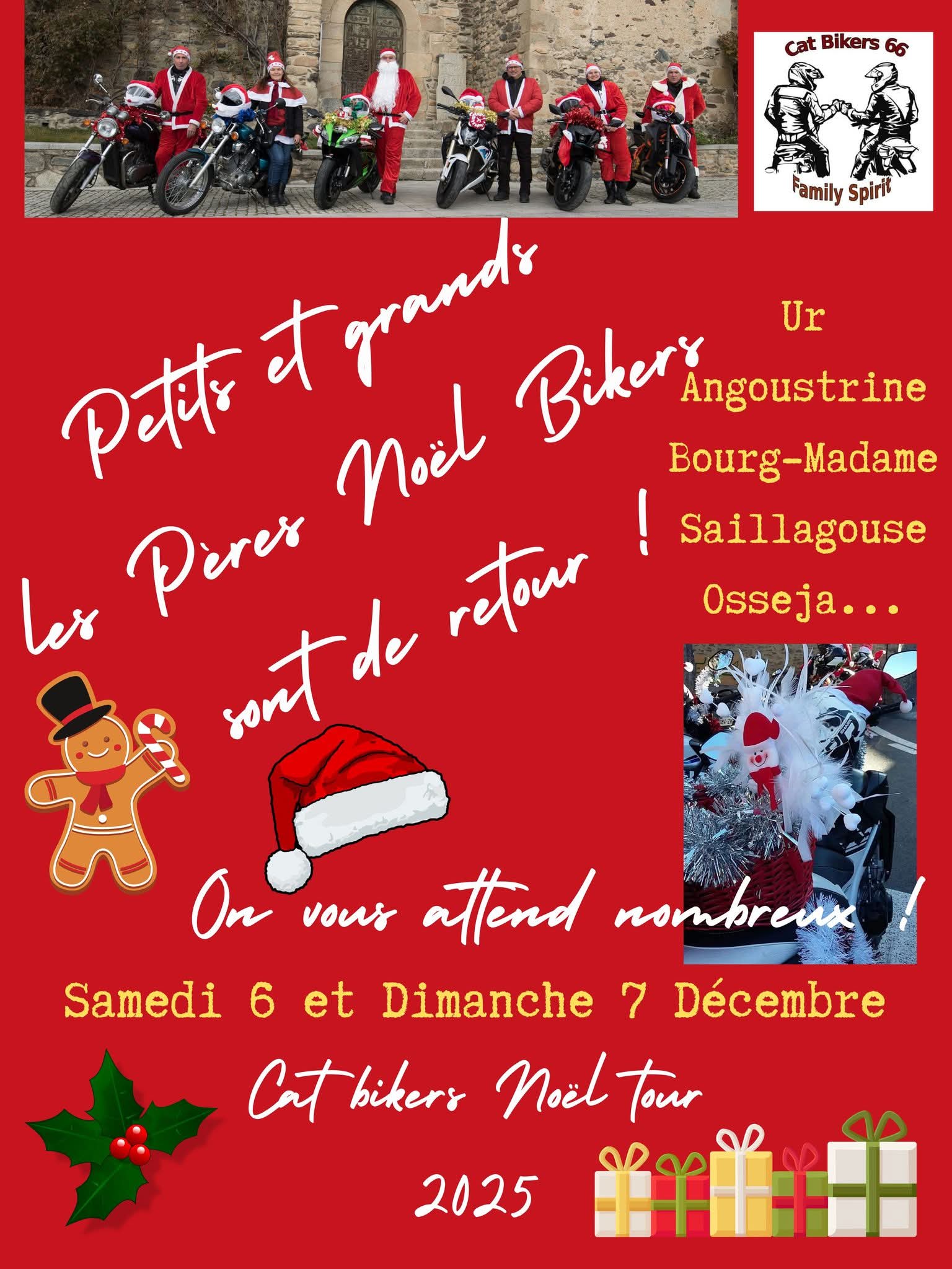 CAT BIKERS NOEL TOUR